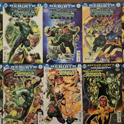Hal Jordan and the Green Lantern Corps Rebirth issues new 1A & 1-27