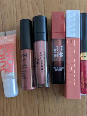 Lip gloss σαν καινούργια, σετ 6 τεμαχίων
