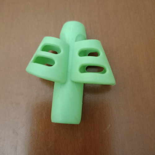 Ergonomic Silicone Pencil Grip like new, light green
