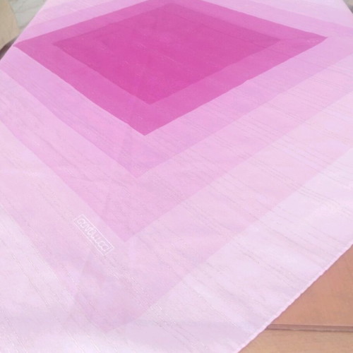 Gentilucci Italy Scarf 85x85 Like New Pink Lurex
