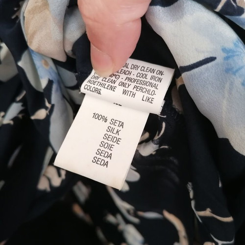Persona by Marina Rinaldi silk shirt tunic like new, floral design