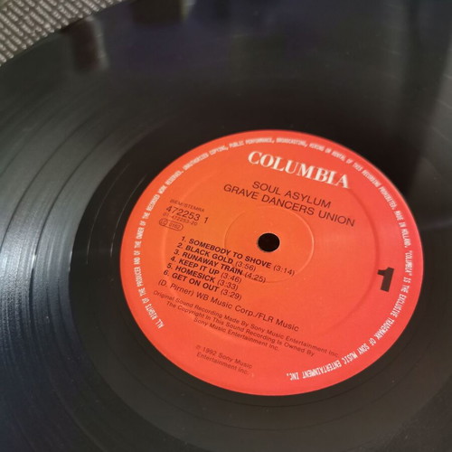 Soul Asylum Grave Dancers Union vinyl used, original 1992 pressing