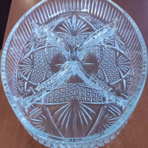 Crystal plate for nuts new