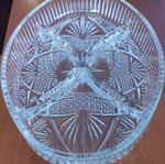 Crystal plate for nuts new