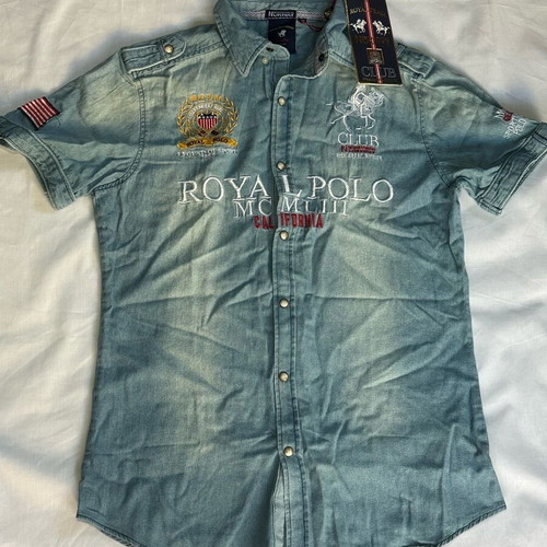 Polo Royal Team Jean Shirt Medium new