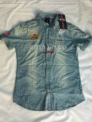 Polo Royal Team Jean Shirt Medium new