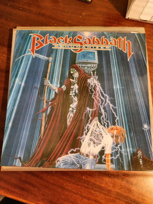 Black Sabbath Dehumanizer LP, unofficial red vinyl