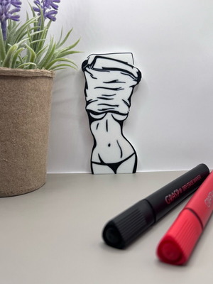 Sexy female silhouette desk decor like new