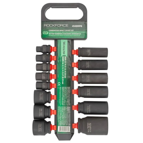 Rockforce 14-Piece 1/2" Impact Socket Set new