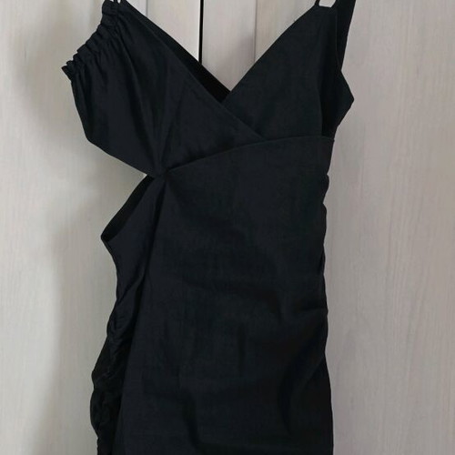 The Little Black Dress Zara linen cotton like new, Medium