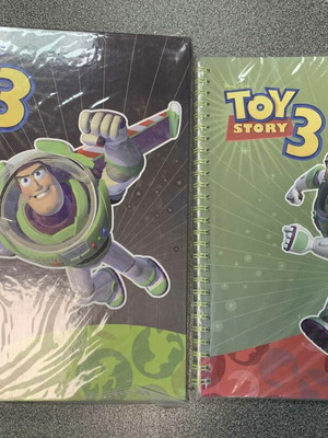 Toy Story 3 Pixar folder and notebook new