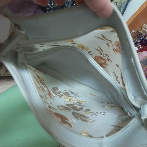 Shoulder bag new, transparent with inner pocket and double zipper