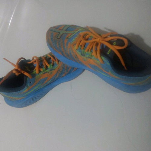 Asics running shoes used, size 39, blue multicolor