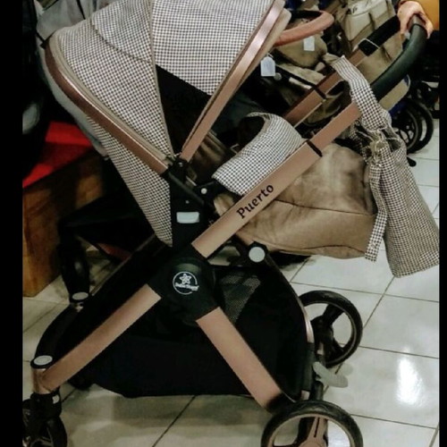 Bebe Stars 3-in-1 stroller used with ergonomic design