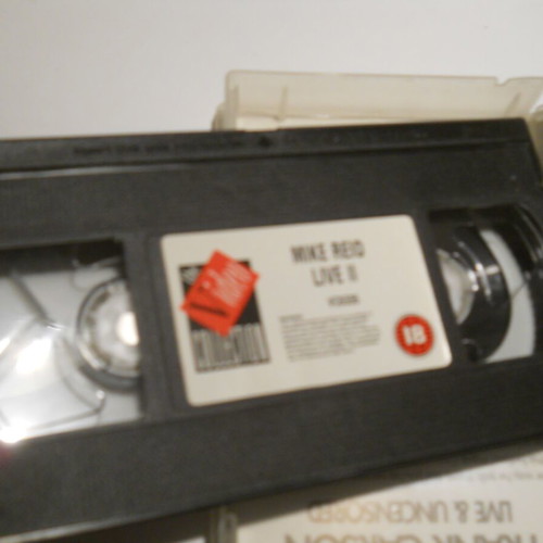 Mike Reid Live Uncensored VHS used tape with English subtitles