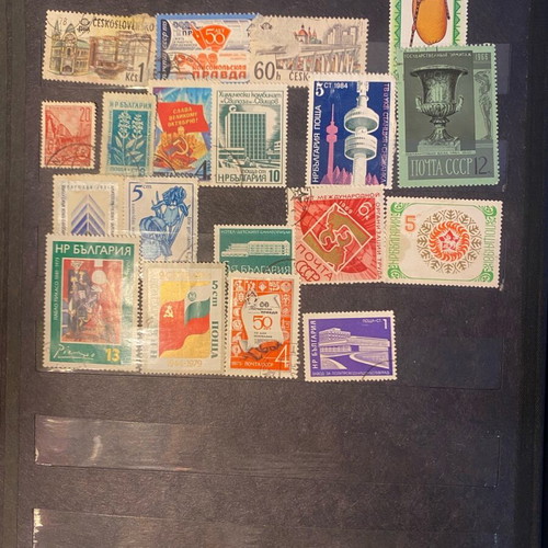 Collection of old postage stamps used in very good condition