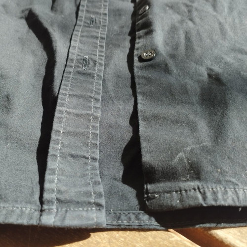 Zara Basic shirt like new, black and gray, classic fit, size L