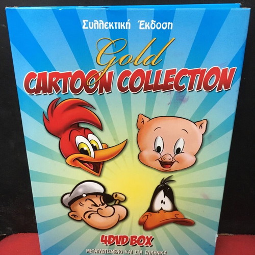 Gold Cartoon Collection DVD used, collector's edition 4 DVDs