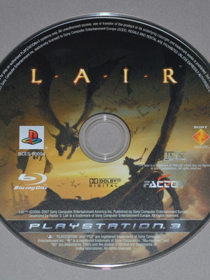Lair game for PlayStation 3 like new
