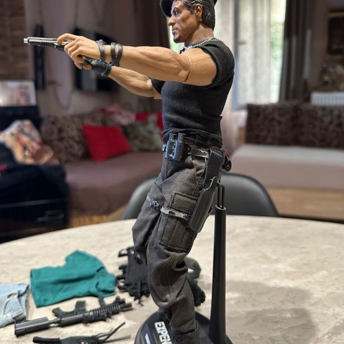 The Expendables Barney Ross figure used, 1/6 scale collectible