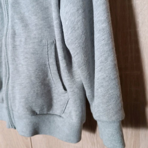 United Colors of Benetton Boy's Zip Up Hoodie like new, grey, size 104 cm