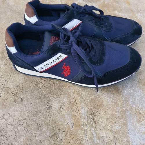 U.S. Polo Assn. Sneakers size 42 like new, blue men's shoes