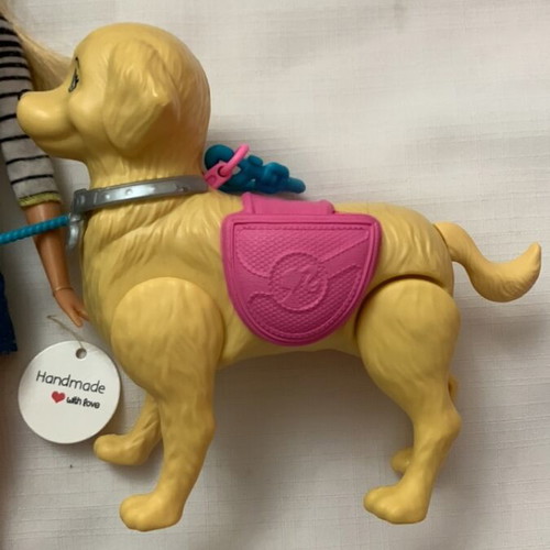 Barbie Walk & Potty Pup DWJ68 doll used with dog and accessories