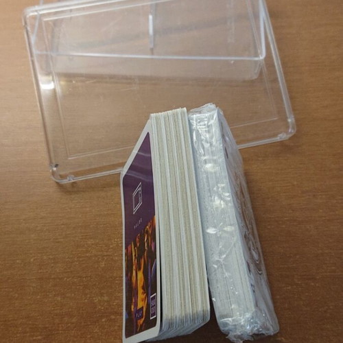Set of two playing cards in plastic case like new