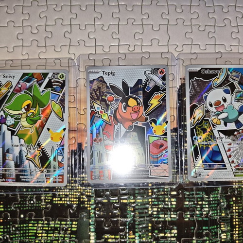 First Partner Illustration Collection Vol 2 Unova Starters cards like new