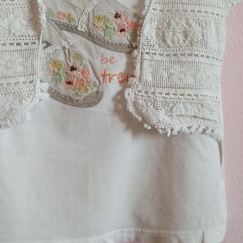 Mayoral blouse girl white size 8 like new