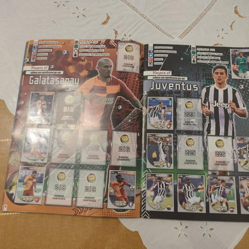 Europe's Champions 2017/18 sticker album like new
