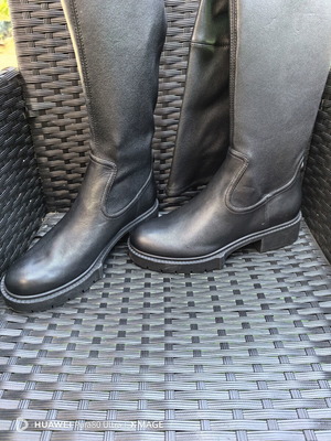 Coach Lisa over-the-knee boots, size 38, black