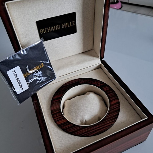 Empty watch boxes and cases from luxury brands