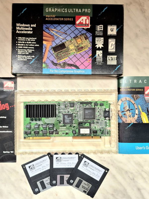 ATI Graphics Ultra Pro VLB 2.0MB VRAM mach32 Accelerator винтидж графична карта