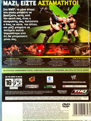 SmackDown vs Raw 2009 PS2 game