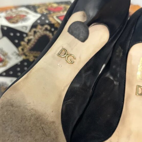 Dolce & Gabbana high heels like new, black and red, sizes 37.5-38