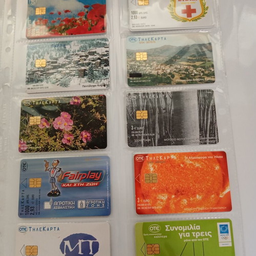 Phone card collection used, 109 vintage 90s-00s, OTE and others