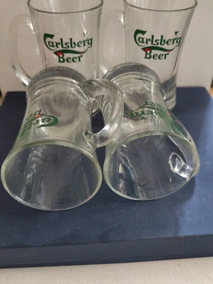 Τετράδα ποτηριών μπύρας Carlsberg 0,45 l σαν καινούργιο