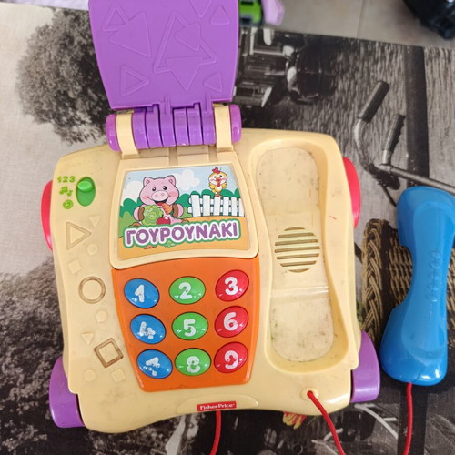 Toy phone used, works normally