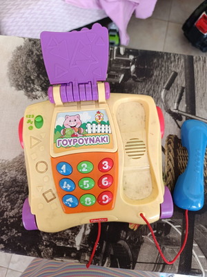 Toy phone used, works normally