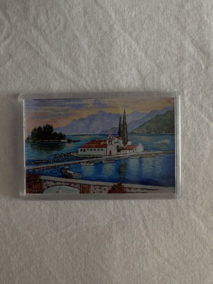 Corfu souvenir magnet