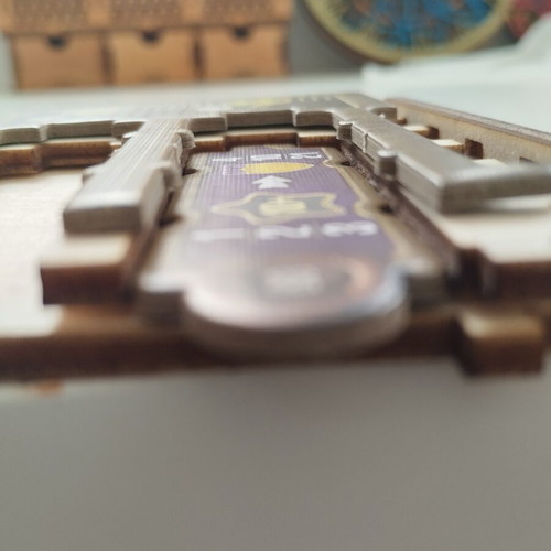 Nucleum experiment board wooden, made to order