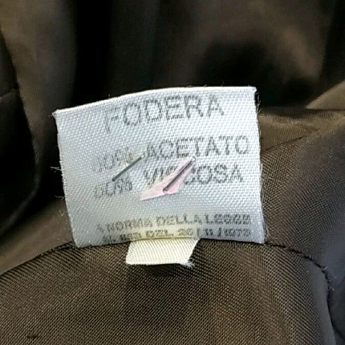 Vintage classic wool coat Norma Della Legge used, brown