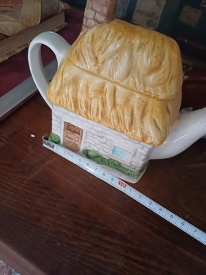 Vintage Cottage Ware Ceramic Teapot and Container set, new