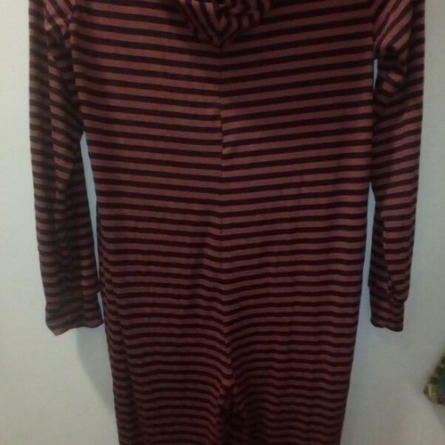 Striped jumpsuit new, size Medium