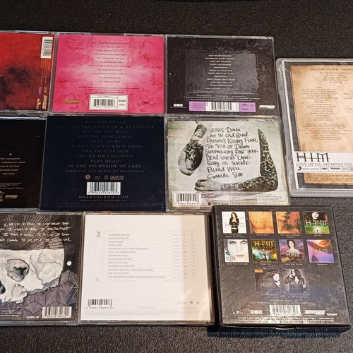 HIM Complete Discography 8 CDs 1997-2013 Box Set with Singles and DVD used