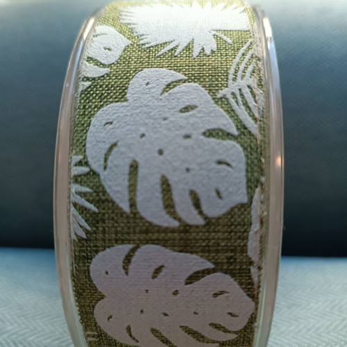 Ribbon 18m natural width 3.5cm handmade, made in Greece