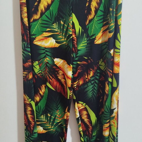 Pantelona new, airy summer pants with bell-style hem
