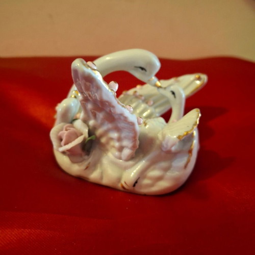 Swan porcelain vintage decoration like new
