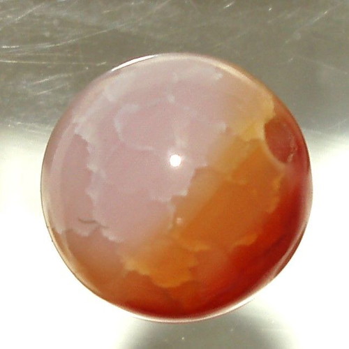 Natural agate bead pierced 14.30 mm like new
